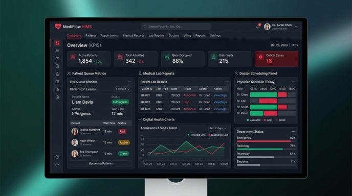 Hospital Management System Dashboard